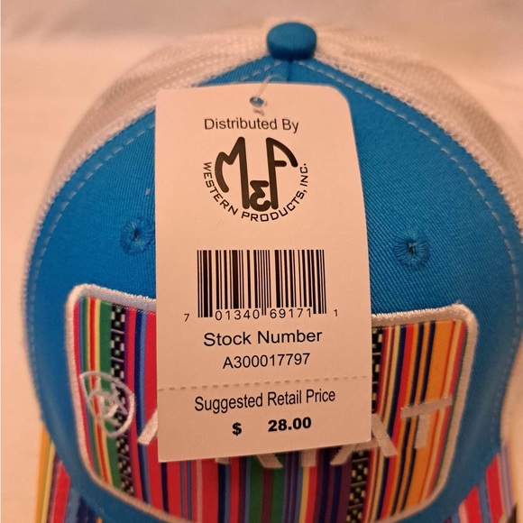 Ariat® Ladies' Serape Patch Logo Cap - Picture 5 of 8